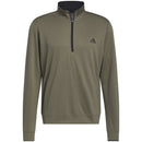 adidas Lightweight 1/4 Zip Pullover - Olive Strata
