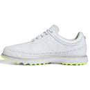 adidas MC80 Spikeless Shoes - White/Matte Silver/Lucid Lemon