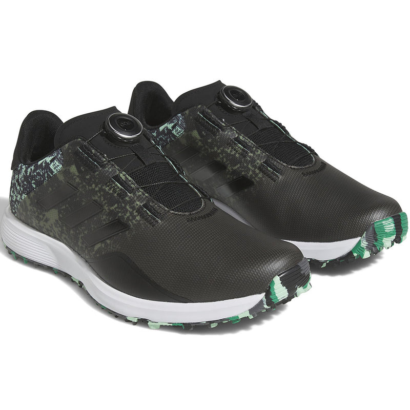 adidas S2G Spikeless  Waterproof BOA 23 Shoes  - Core Black/Core Black/Pulse Mint