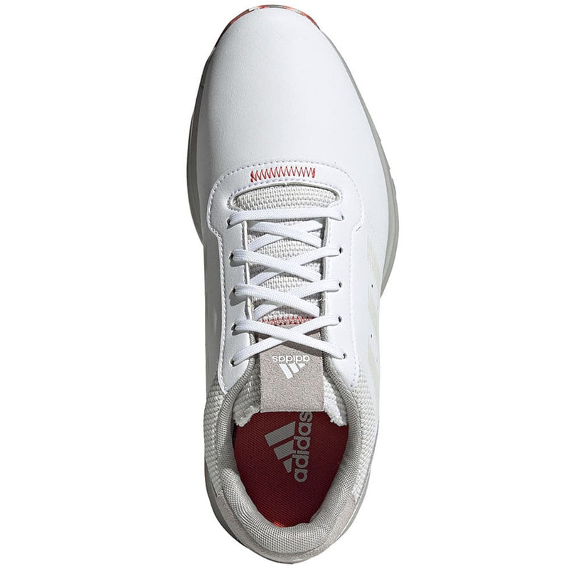 adidas S2G Spikeless Leather Shoes - White/Grey/Crew Red