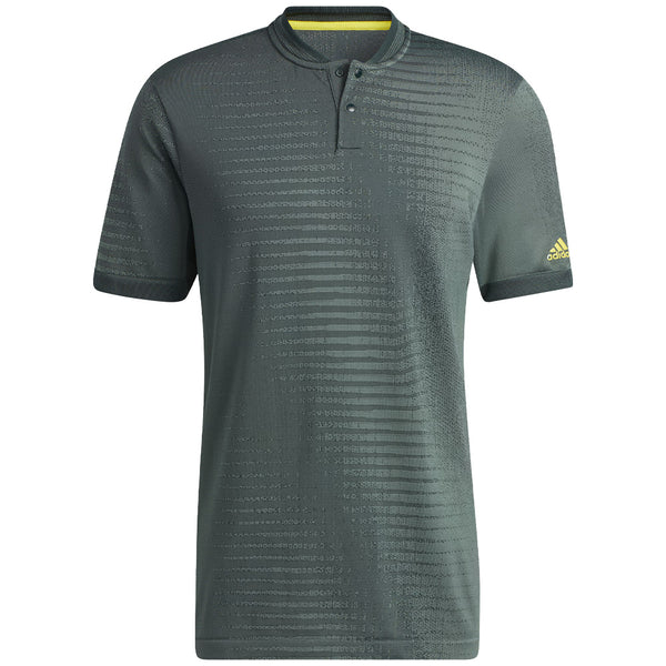 adidas Statement Seamless Polo Shirt - Shadow Green/Traditional Green