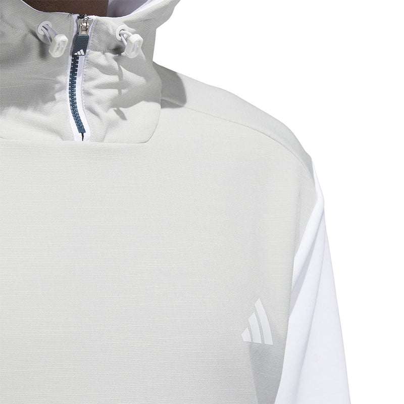 adidas Hooded Texture Anorak - White