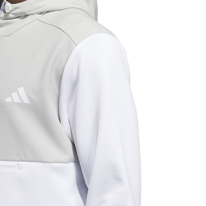 adidas Hooded Texture Anorak - White