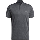 adidas Texture Stripe Polo Shirt - Black/Grey Five