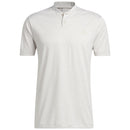 adidas Texture Stripe Polo Shirt - Clear Brown/White