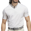 adidas Texture Stripe Polo Shirt - Clear Brown/White