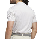 adidas Texture Stripe Polo Shirt - Clear Brown/White