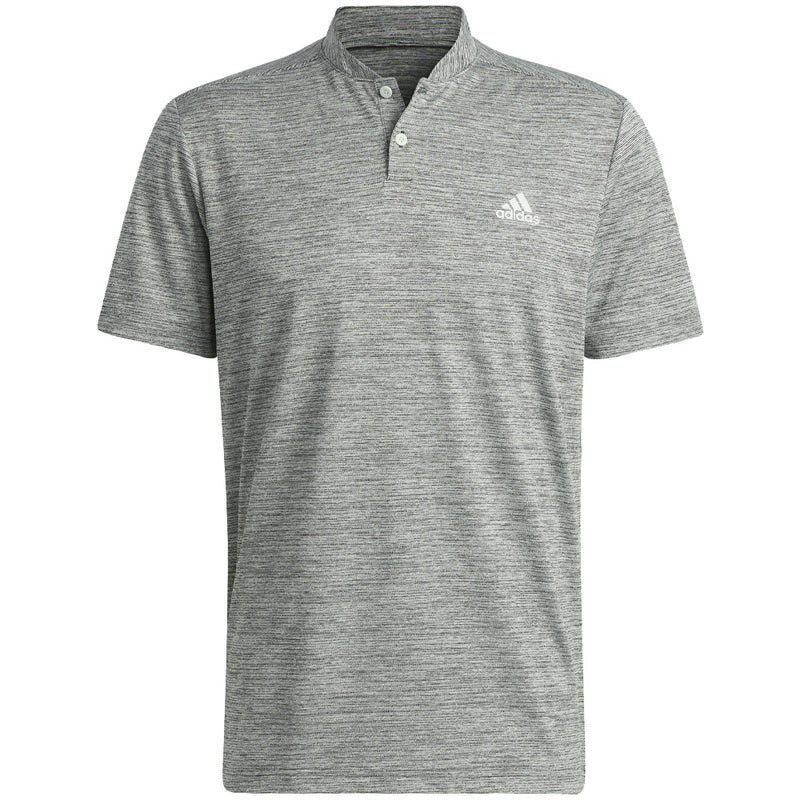 adidas Texture Stripe Polo Shirt Shadow Green Linen Green