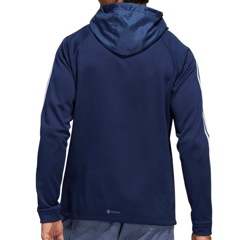 adidas Three Stripe COLD.RDY Hoodie - Collegiate Navy