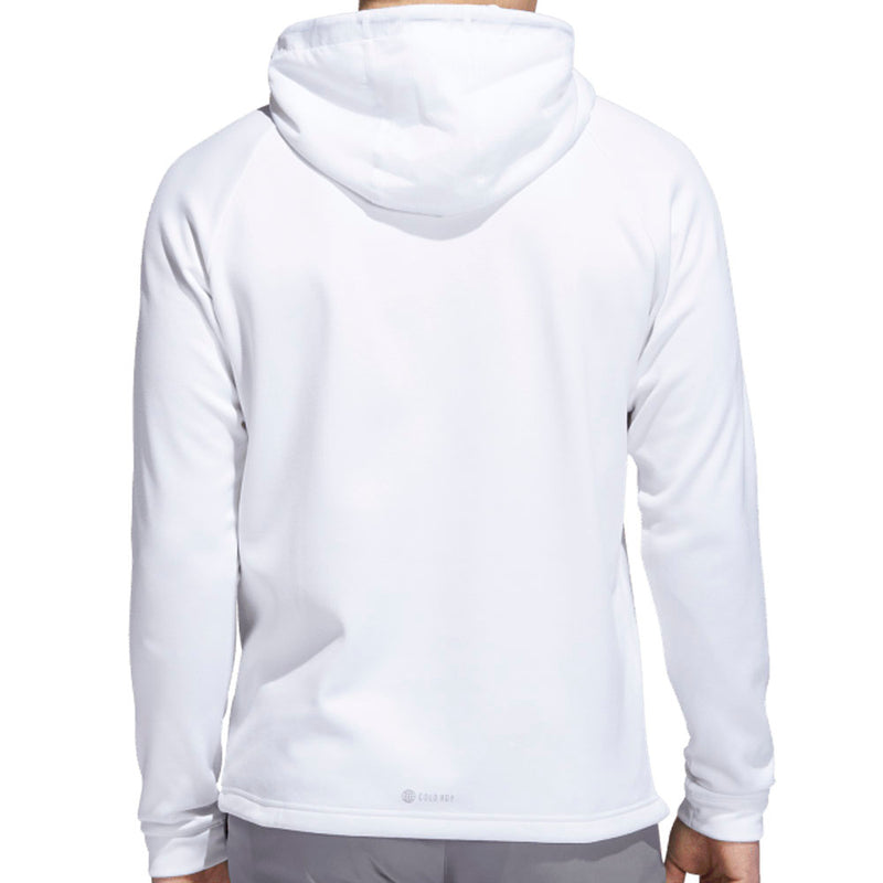 adidas Three Stripe COLD.RDY Hoodie - White