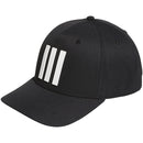 adidas Tour 3 Stripe Cap - Black/White