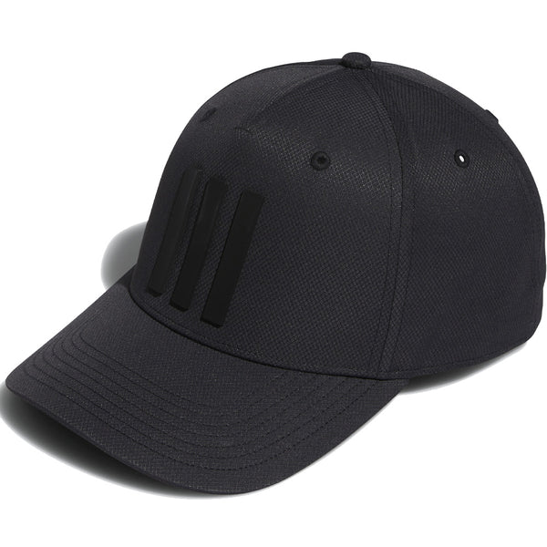 adidas Tour 3 Stripe Cap - Black
