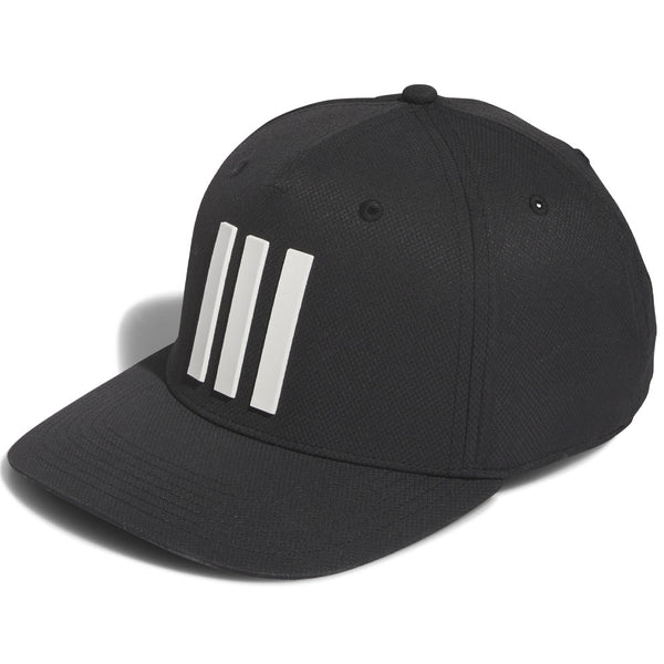 adidas Tour 3 Stripe Cap 2.0 - Black/White