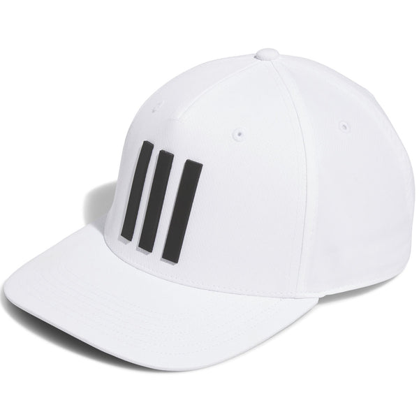 adidas Tour 3 Stripe Cap 2.0 - White/Black