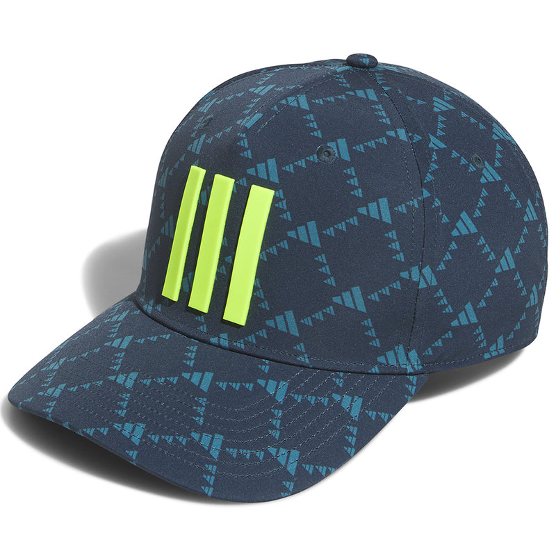 adidas Tour 3 Stripe Print Cap - Arctic Night