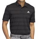 adidas Two Colour Stripe Primegreen Polo Shirt - Black/Grey Six