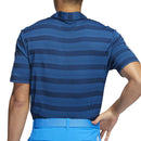 adidas Two Colour Stripe Primegreen Polo Shirt - Crew Navy/Blue Rush