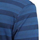 adidas Two Colour Stripe Primegreen Polo Shirt - Crew Navy/Blue Rush