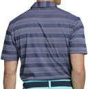 adidas Two Colour Stripe Primegreen Polo Shirt - Crew Navy/White