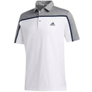adidas Ultimate356 3-Stripe Polo Shirt - White/Grey Three