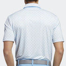 adidas Ultimate365 Badge Of Sport Polo Shirt - Sky Tint/Light Blue