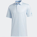 adidas Ultimate365 Badge Of Sport Polo Shirt - Sky Tint/Light Blue