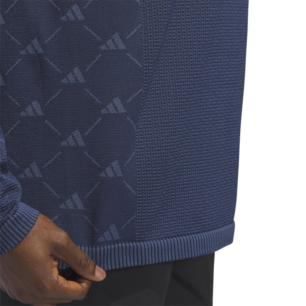 adidas Ultimate365 Tour Primeknit Long Sleeve Polo Shirt Collegiate