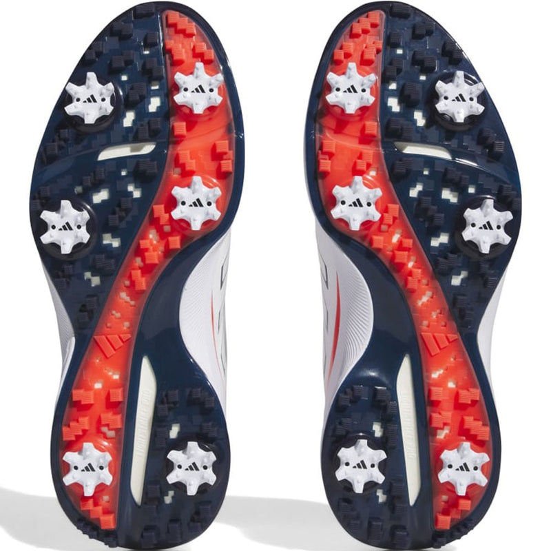 adidas ZG23 Spiked Waterproof Shoes - White/Collegiate Navy/Bright Red