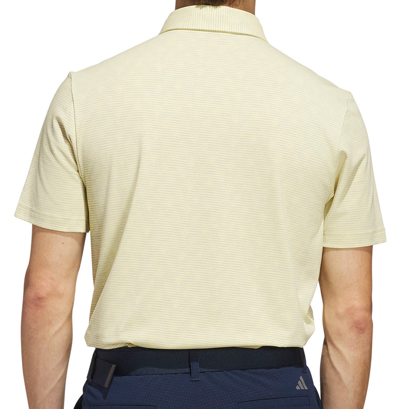 adidas Go-To Printed Polo Shirt - Powder Yellow/Wonder Silver