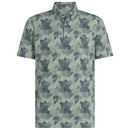 adidas Go-To Printed Polo Shirt - Silver Green/Collegiate Navy