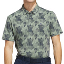 adidas Go-To Printed Polo Shirt - Silver Green/Collegiate Navy