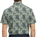 adidas Go-To Printed Polo Shirt - Silver Green/Collegiate Navy