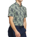 adidas Go-To Printed Polo Shirt - Silver Green/Collegiate Navy