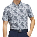 adidas Go-To Printed Polo Shirt - Wonder Blue/Collegiate Navy