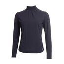 Green Lamb Regan Cotton Roll Neck Top - Navy