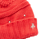Green Lamb Inge Fleece Lined Beanie Hat - Watermelon