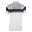 ProQuip Technical Chest Stripe Golf Polo Shirt - White/Black