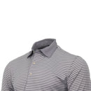 Greg Norman Bar Stripe Polo Shirt - Sterling Grey