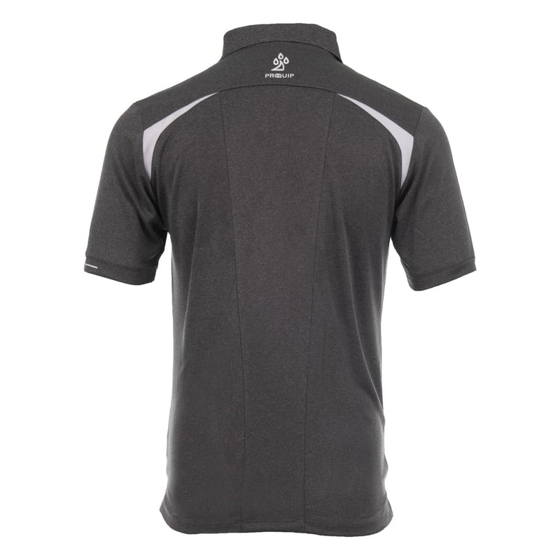 ProQuip Technical Panel Golf Polo Shirt - Grey