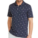 Puma AP Cloudspun Dancing Umbrellas Polo Shirt - Navy Blazer/High Rise/High Rise