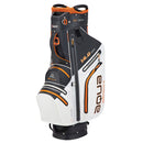 BIG MAX Aqua Sport 3 Waterproof Cart Bag - White/Black/Orange