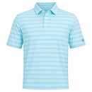 Under Armour ArmourDry Stripe Polo Shirt - Blue Haze/Midnight Navy