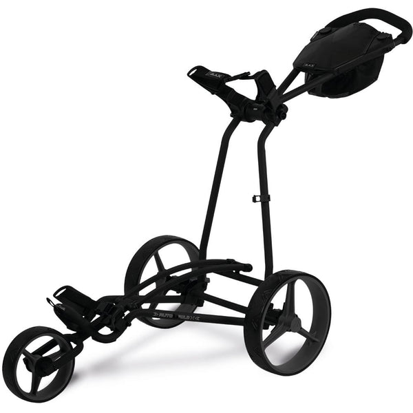 Big Max Autofold X 3-Wheel Push Trolley - Black