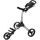 Bag Boy Compact 3-Wheel Push Trolley - Silver/Black
