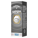 Callaway Chrome Tour Triple Diamond Triple Track Golf Balls - White - 12 Pack