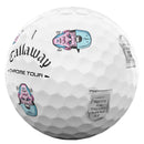 Callaway Chrome Tour 26 Truvis Golf Balls - Halloween White (Dozen)