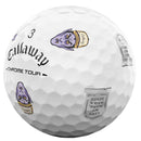 Callaway Chrome Tour 26 Truvis Golf Balls - Halloween White (Dozen)