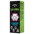 Callaway Chrome Tour 26 Truvis Golf Balls - Halloween White (Dozen)