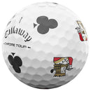 Callaway Chrome Tour 26 Truvis Golf Balls - Suits White (Dozen)