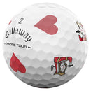Callaway Chrome Tour 26 Truvis Golf Balls - Suits White (Dozen)